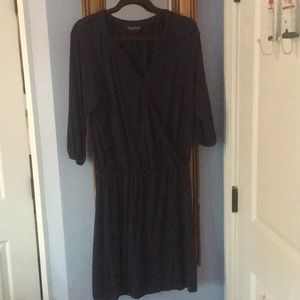Faux wrap dress